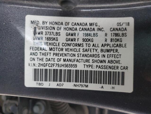 Photo 11 VIN: JTDBR32E842039891 - HONDA CIVIC 