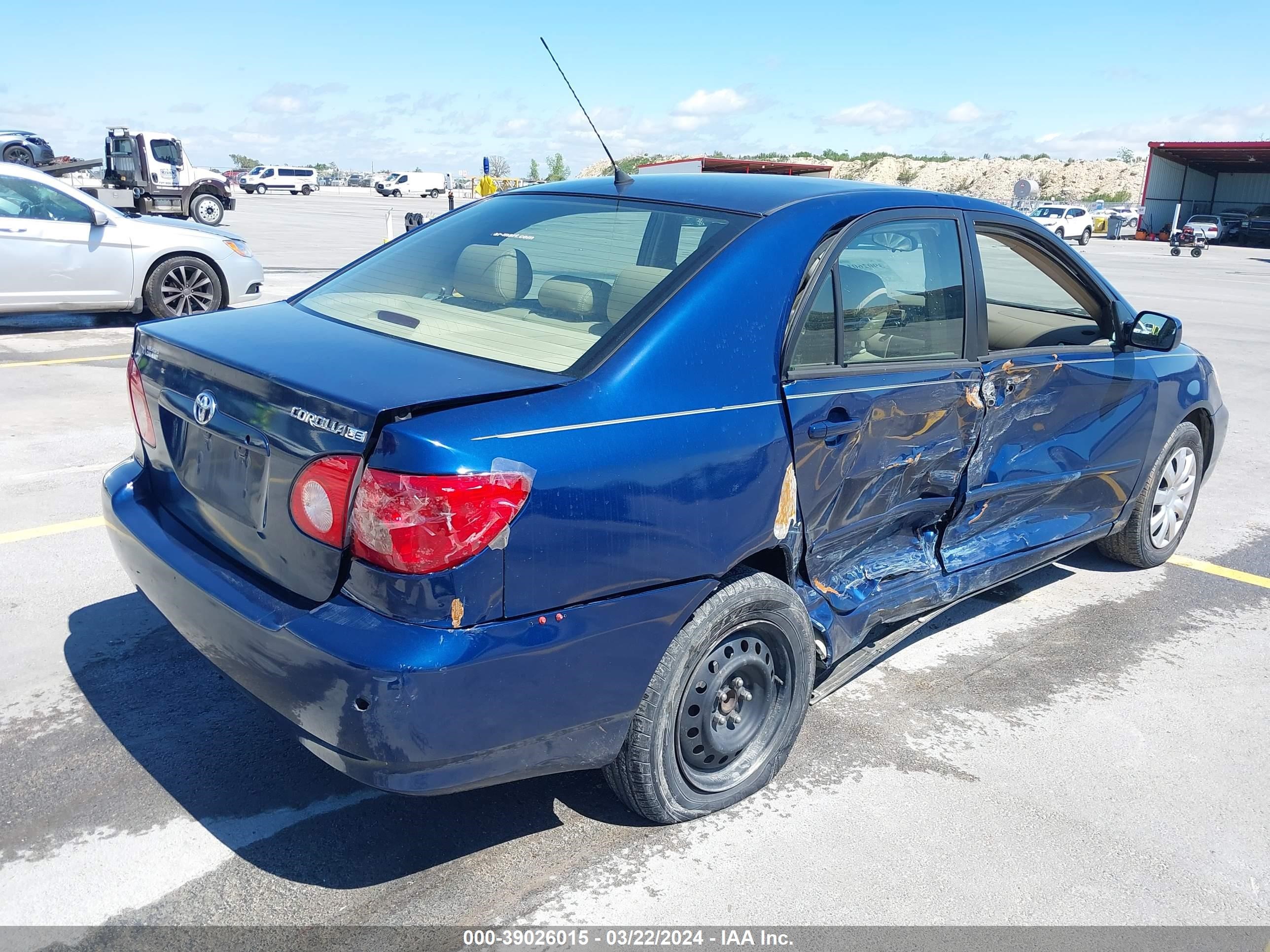 Photo 3 VIN: JTDBR32E960068055 - TOYOTA COROLLA 