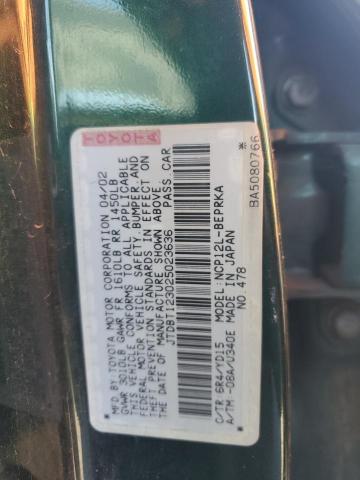 Photo 11 VIN: JTDBT123025023636 - TOYOTA ECHO 