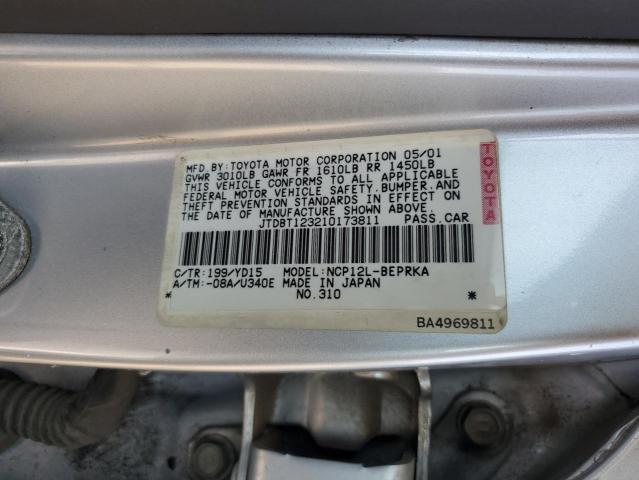 Photo 11 VIN: JTDBT123210173811 - TOYOTA ECHO 