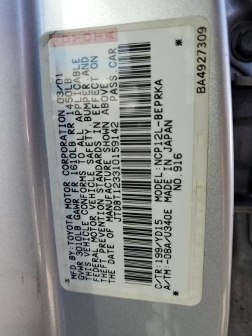 Photo 11 VIN: JTDBT123310159142 - TOYOTA ECHO 