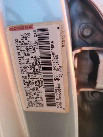 Photo 11 VIN: JTDBT123435034995 - TOYOTA ECHO 