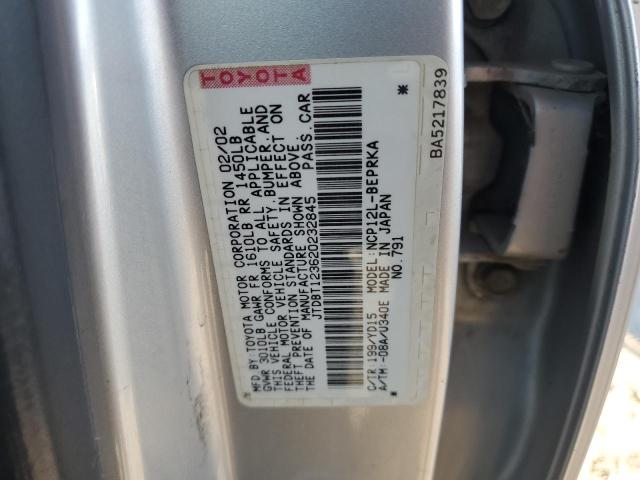 Photo 12 VIN: JTDBT123620232845 - TOYOTA ECHO 