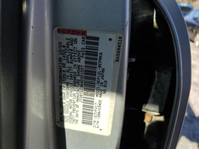 Photo 11 VIN: JTDBT123640321057 - TOYOTA ECHO 