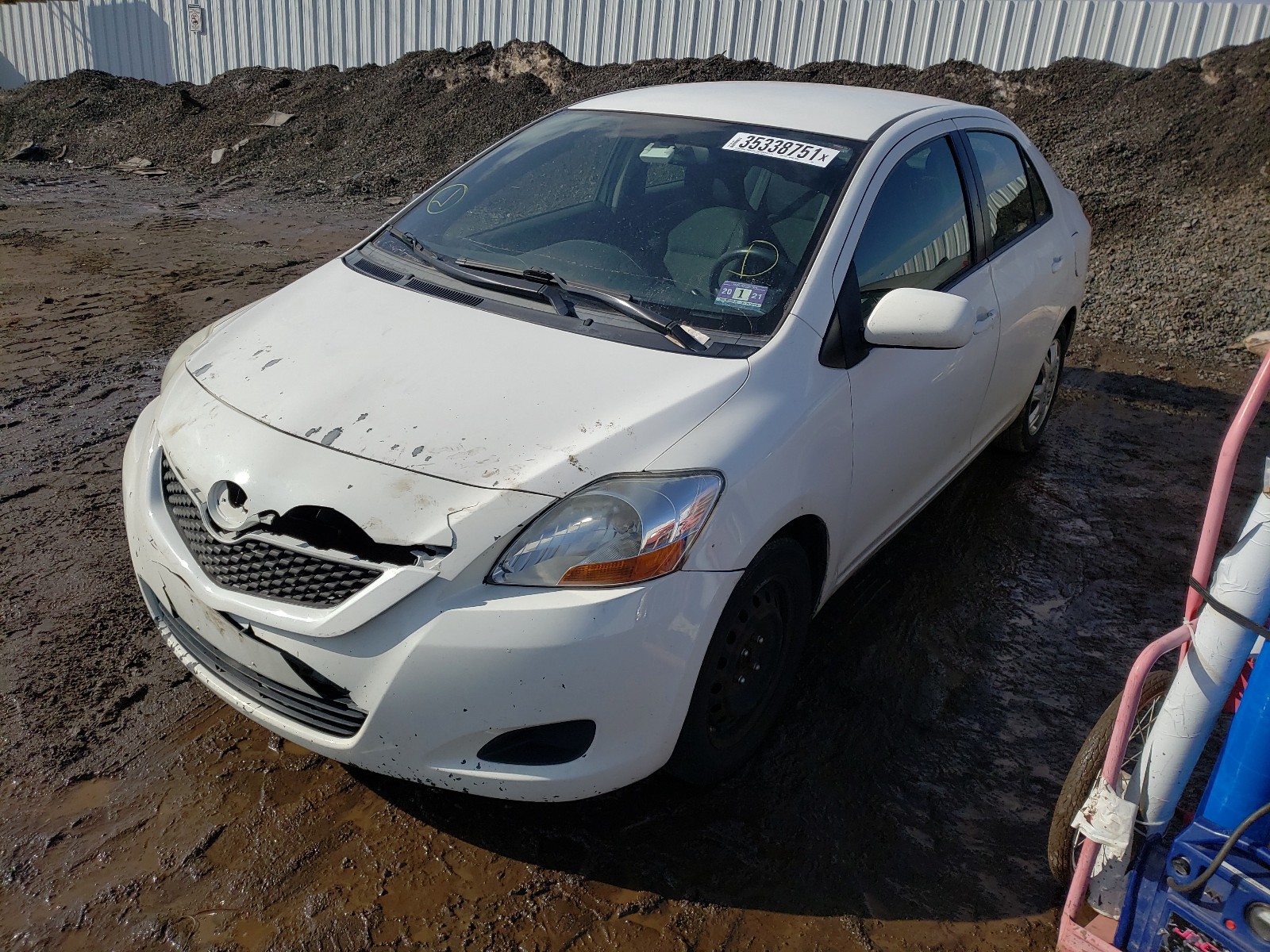 Photo 1 VIN: JTDBT4K30A4070980 - TOYOTA YARIS 