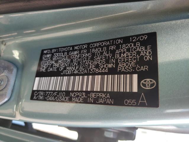 Photo 11 VIN: JTDBT4K32A1378444 - TOYOTA YARIS 