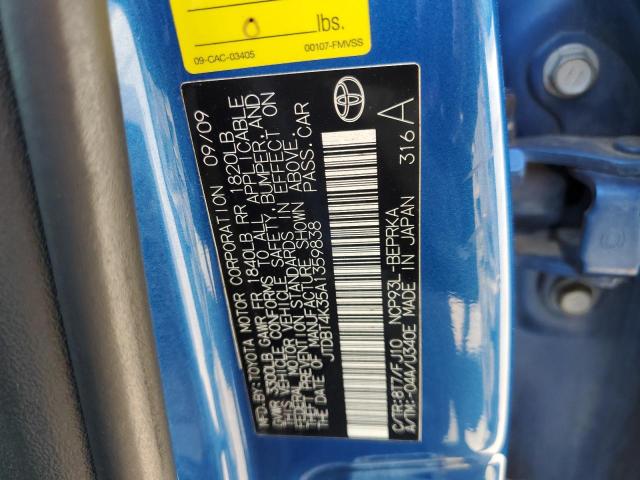 Photo 11 VIN: JTDBT4K35A1359838 - TOYOTA YARIS 