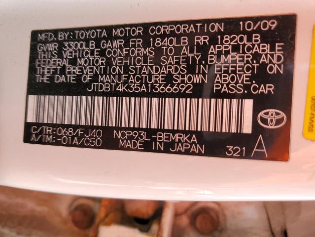 Photo 11 VIN: JTDBT4K35A1366692 - TOYOTA YARIS 