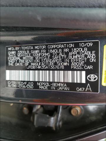 Photo 9 VIN: JTDBT4K35A1367678 - TOYOTA YARIS 