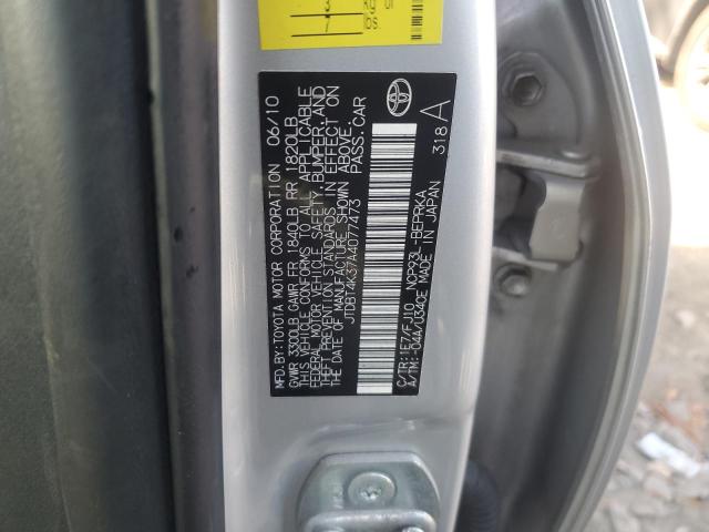 Photo 11 VIN: JTDBT4K37A4077473 - TOYOTA YARIS 