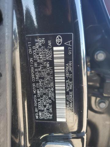 Photo 11 VIN: JTDBT4K38C1417671 - TOYOTA YARIS 