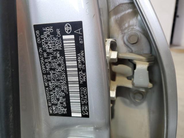 Photo 11 VIN: JTDBT903491305992 - TOYOTA YARIS 