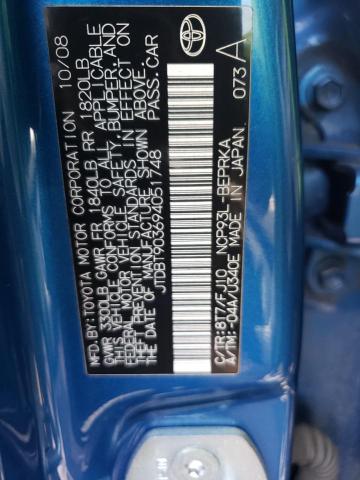 Photo 11 VIN: JTDBT903694051748 - TOYOTA YARIS 