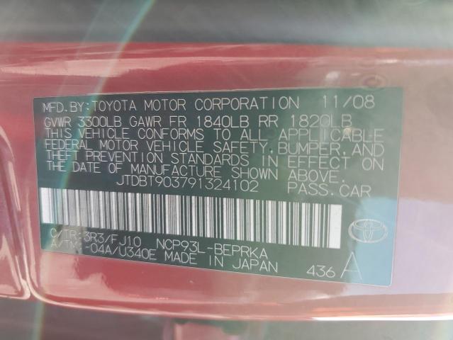 Photo 11 VIN: JTDBT903791324102 - TOYOTA YARIS 