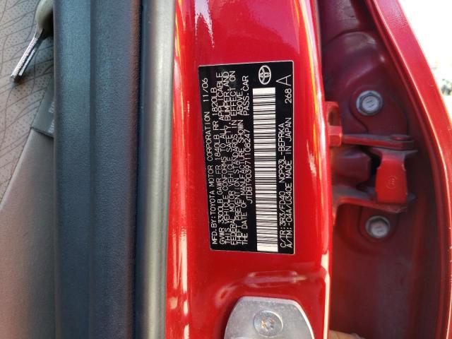 Photo 11 VIN: JTDBT903971108247 - TOYOTA YARIS 