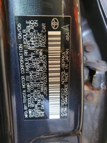 Photo 11 VIN: JTDBT923071045570 - TOYOTA YARIS 