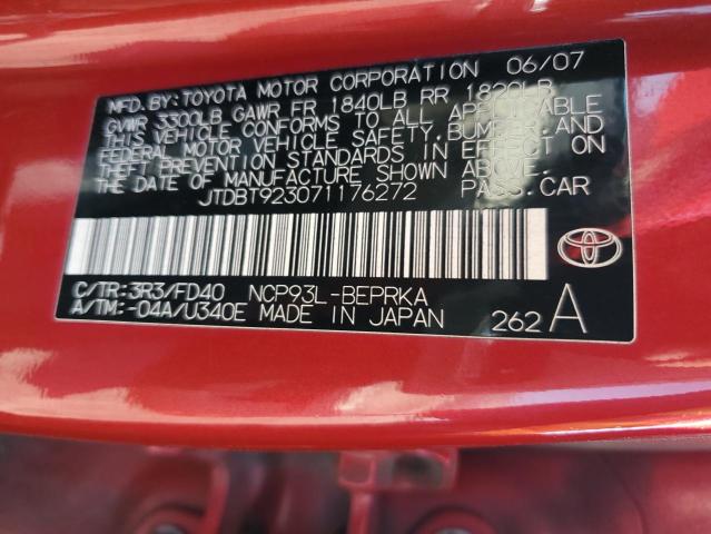 Photo 11 VIN: JTDBT923071176272 - TOYOTA YARIS 