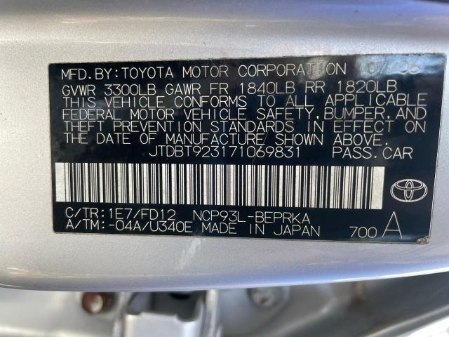 Photo 9 VIN: JTDBT923171069831 - TOYOTA YARIS 