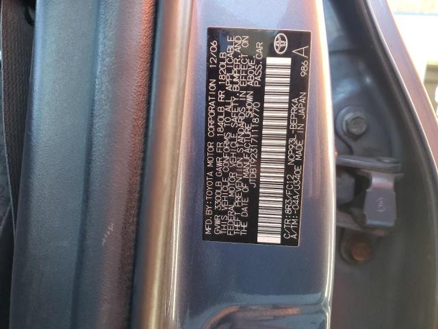 Photo 11 VIN: JTDBT923171118770 - TOYOTA YARIS 