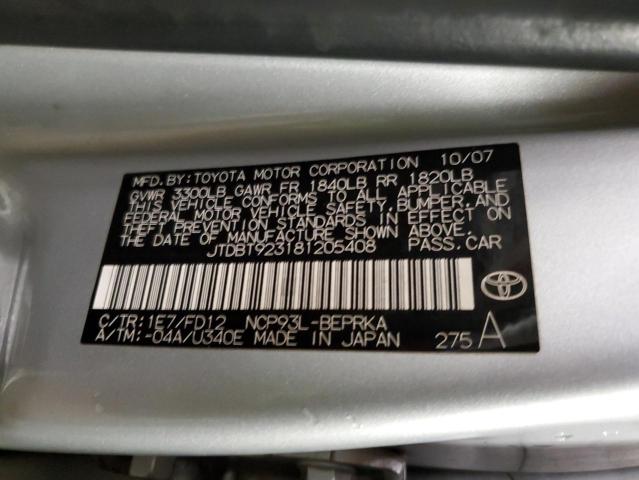 Photo 12 VIN: JTDBT923181205408 - TOYOTA YARIS 