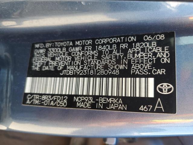 Photo 11 VIN: JTDBT923181280948 - TOYOTA YARIS 