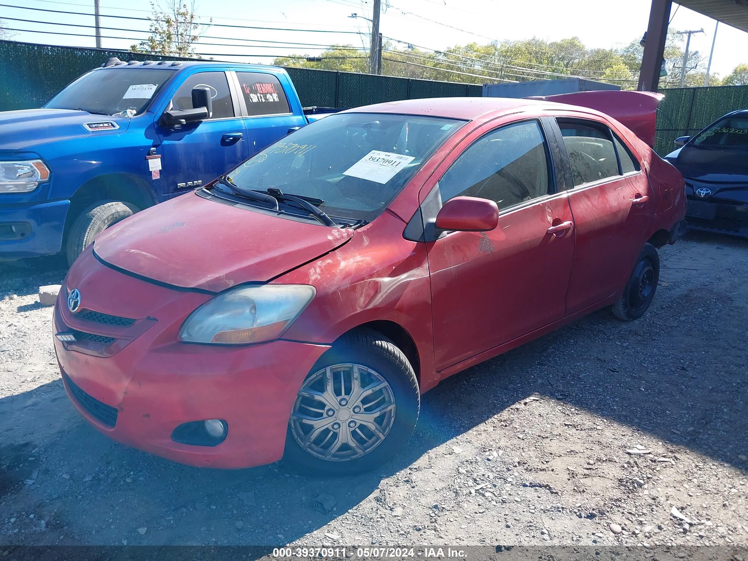 Photo 1 VIN: JTDBT923371009405 - TOYOTA YARIS 