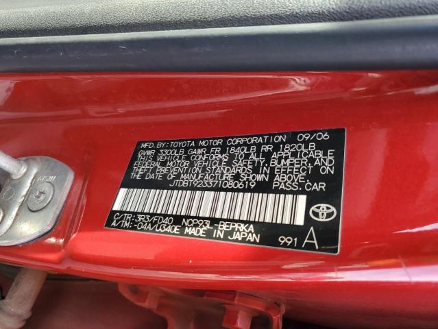 Photo 12 VIN: JTDBT923371080619 - TOYOTA YARIS 