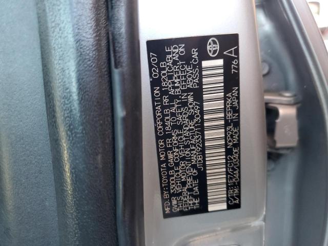 Photo 11 VIN: JTDBT923371130497 - TOYOTA YARIS 