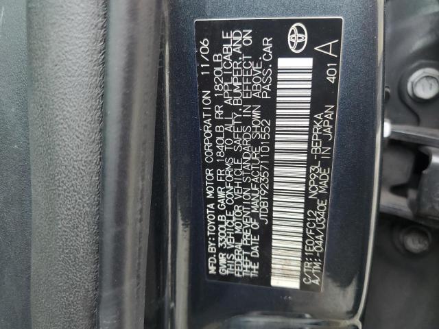 Photo 12 VIN: JTDBT923571101552 - TOYOTA YARIS 