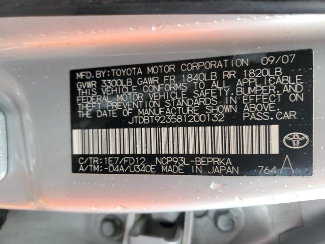 Photo 12 VIN: JTDBT923581200132 - TOYOTA YARIS 