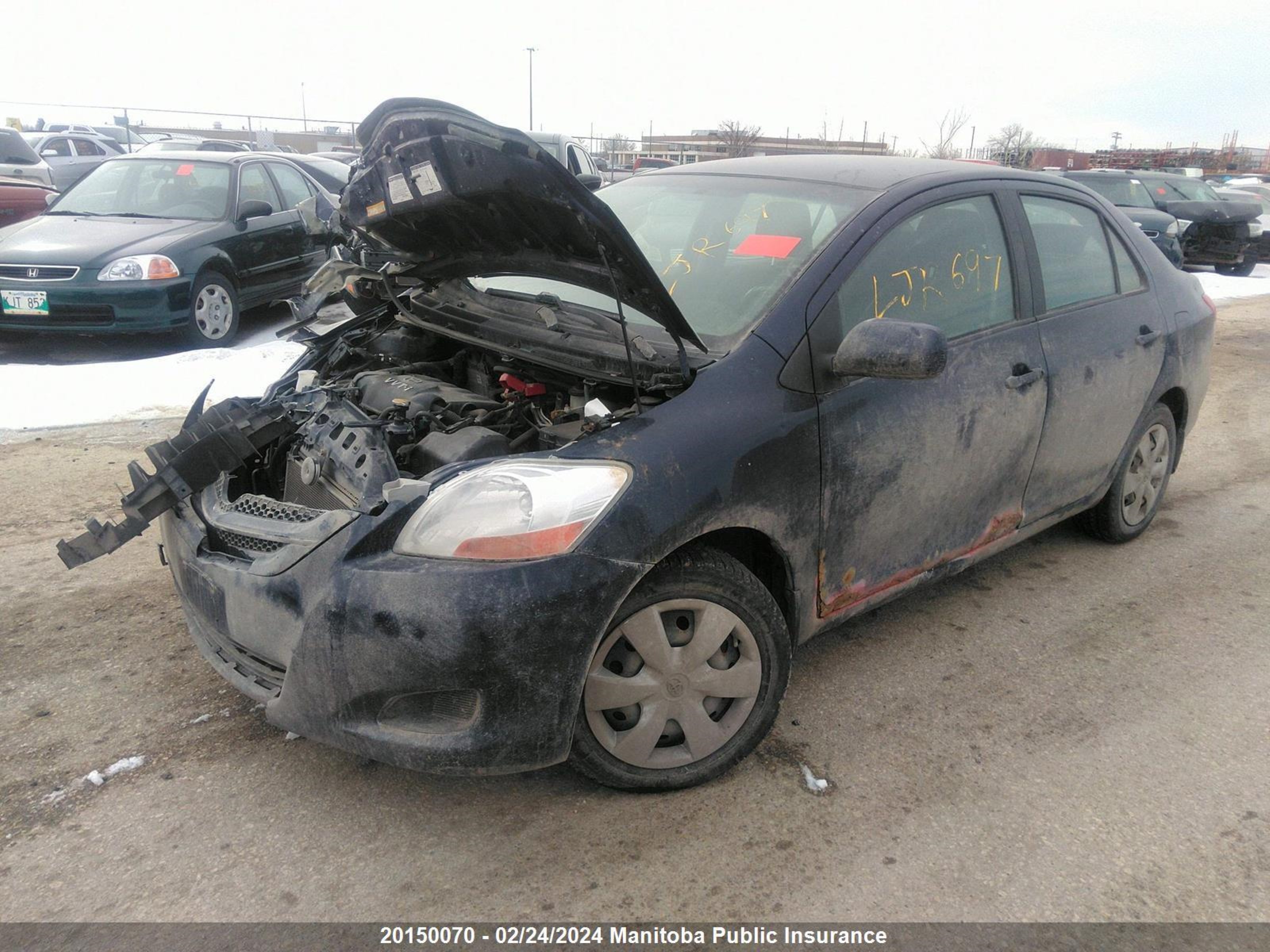 Photo 1 VIN: JTDBT923581200504 - TOYOTA YARIS 