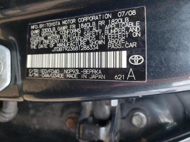 Photo 11 VIN: JTDBT923681288334 - TOYOTA YARIS 