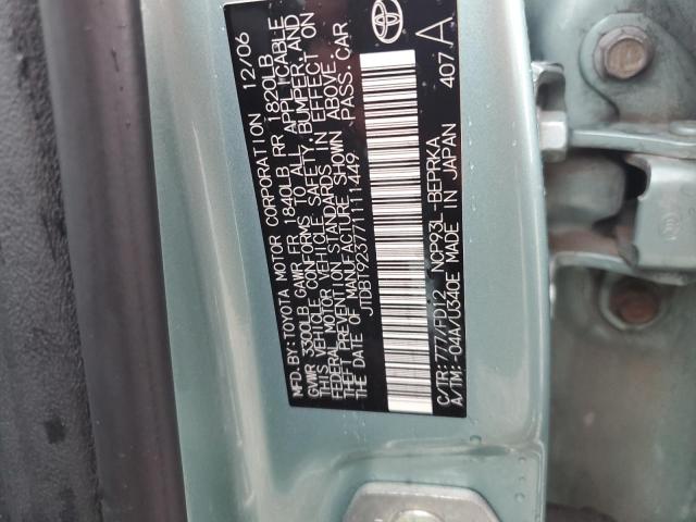 Photo 11 VIN: JTDBT923771111449 - TOYOTA YARIS 