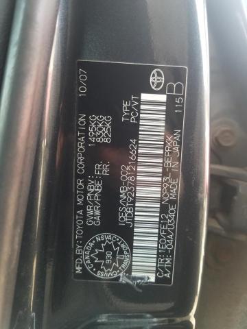 Photo 11 VIN: JTDBT923781216624 - TOYOTA YARIS 