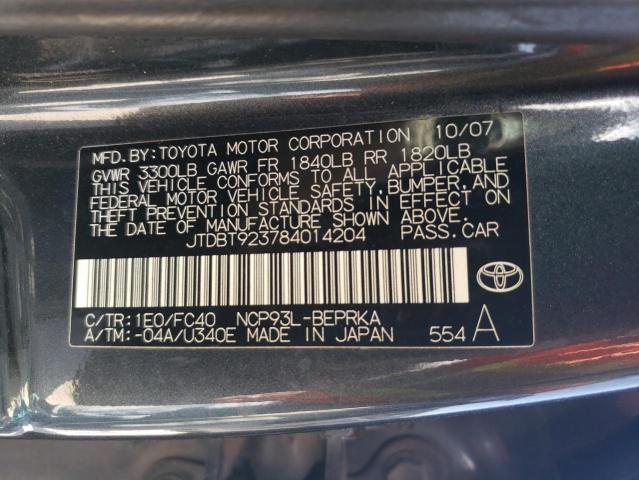 Photo 11 VIN: JTDBT923784014204 - TOYOTA YARIS 