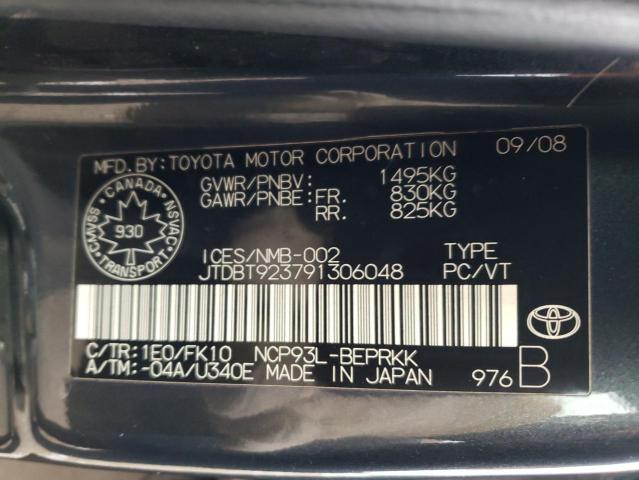 Photo 9 VIN: JTDBT923791306048 - TOYOTA YARIS 