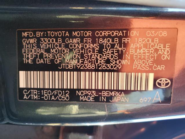 Photo 11 VIN: JTDBT923881263029 - TOYOTA YARIS 