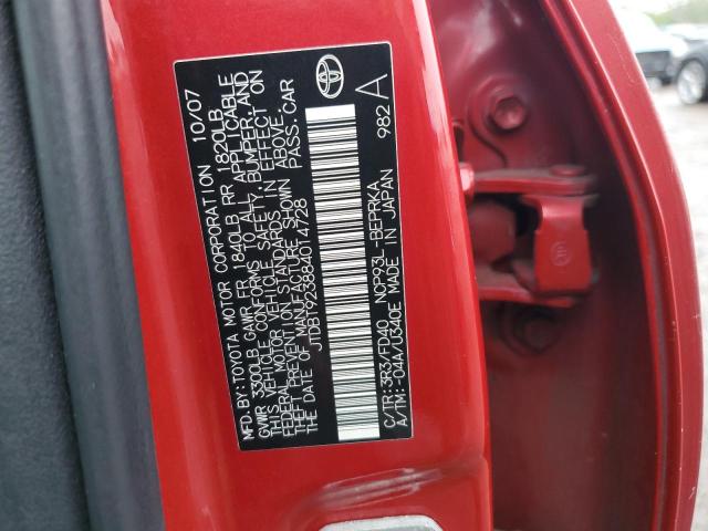 Photo 11 VIN: JTDBT923884014728 - TOYOTA YARIS 