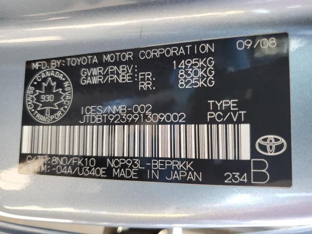 Photo 11 VIN: JTDBT923991309002 - TOYOTA YARIS 