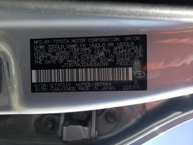 Photo 11 VIN: JTDBT9K32A4066099 - TOYOTA YARIS 