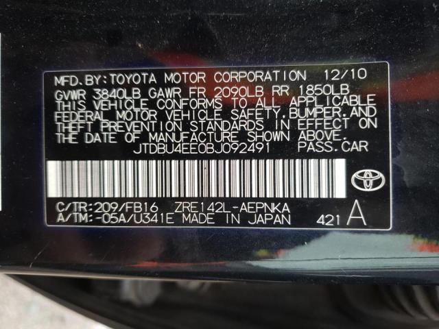 Photo 9 VIN: JTDBU4EE0BJ092491 - TOYOTA COROLLA BA 