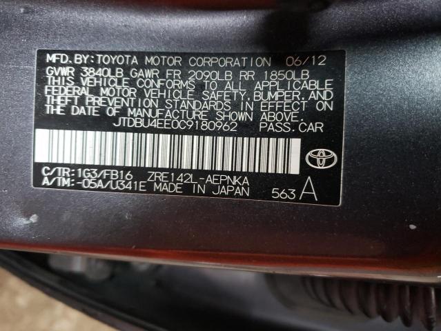 Photo 12 VIN: JTDBU4EE0C9180962 - TOYOTA COROLLA BA 