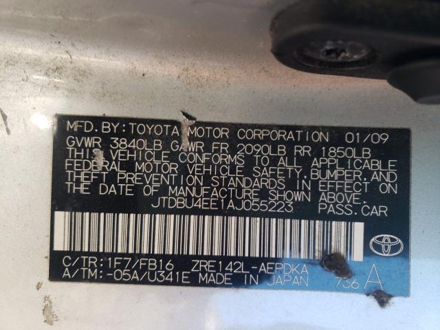 Photo 9 VIN: JTDBU4EE1AJ055223 - TOYOTA COROLLA BA 