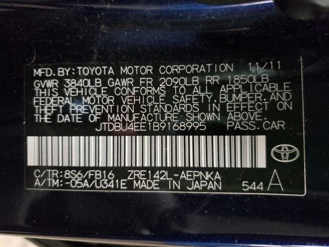 Photo 9 VIN: JTDBU4EE1B9168995 - TOYOTA COROLLA LE 