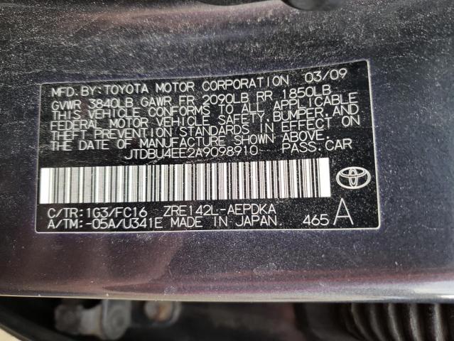 Photo 11 VIN: JTDBU4EE2A9098910 - TOYOTA COROLLA 