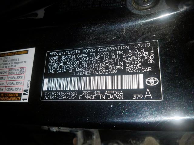 Photo 9 VIN: JTDBU4EE3AJ072749 - TOYOTA COROLLA BA 