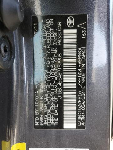 Photo 11 VIN: JTDBU4EE4B9153908 - TOYOTA COROLLA 