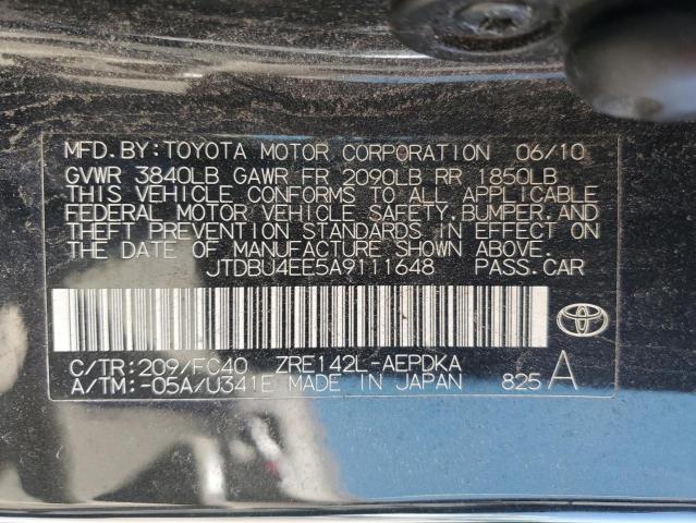 Photo 11 VIN: JTDBU4EE5A9111648 - TOYOTA COROLLA 