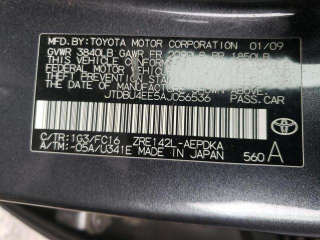 Photo 9 VIN: JTDBU4EE5AJ056536 - TOYOTA COROLLA BA 