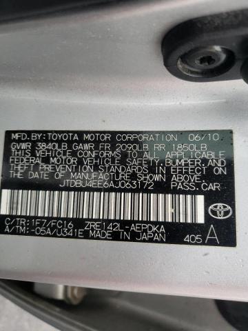 Photo 9 VIN: JTDBU4EE6AJ063172 - TOYOTA COROLLA BA 